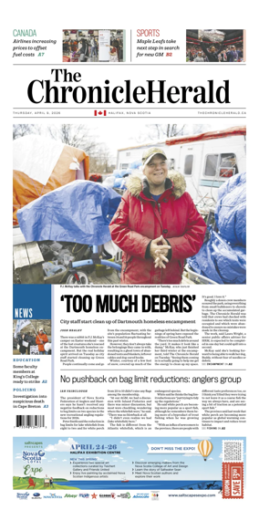 Cover of The Chronicle Herald (Provincial)