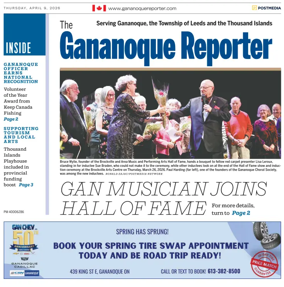 Cover of The Gananoque Reporter