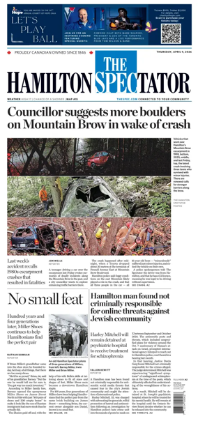 Cover of The Hamilton Spectator
