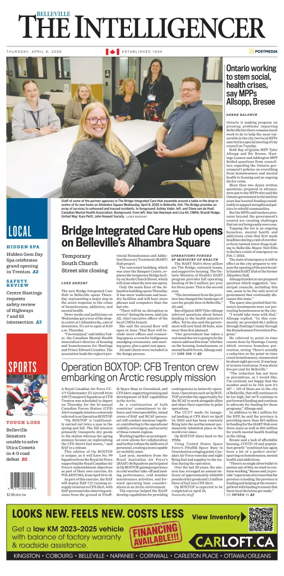 Cover of The Intelligencer (Belleville)