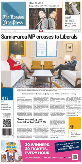 Cover of The London Free Press