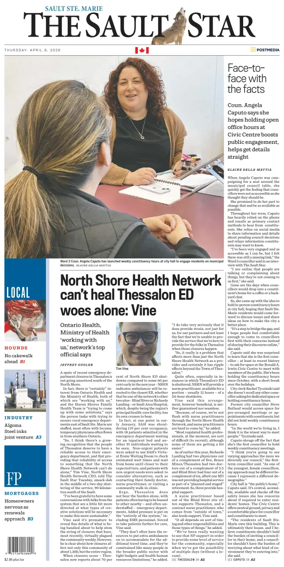 Cover of The Sault Star