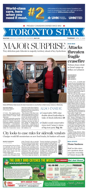 Cover of Toronto Star