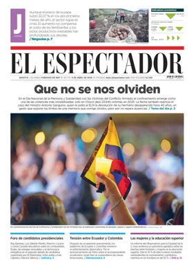Cover of El Espectador