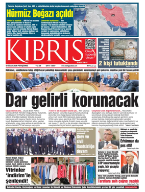 Cover of Kibris Gazetesi