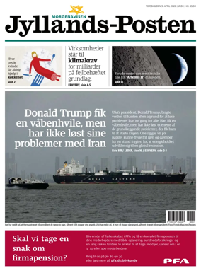 Cover of Jyllands-Posten