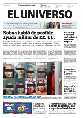 Cover of El Universo