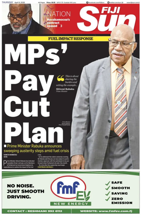 Cover of Fiji Sun