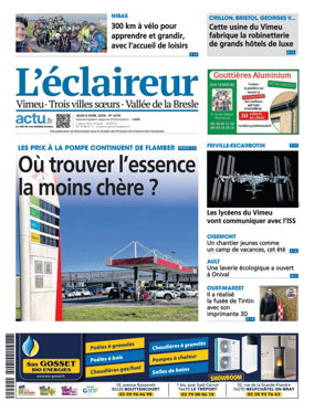 Cover of L'Eclaireur (Vimeu Trois villes soeurs Vallee de la Bresle)