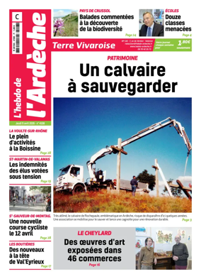 Cover of L'Hebdo de l'Ardeche – edition centre