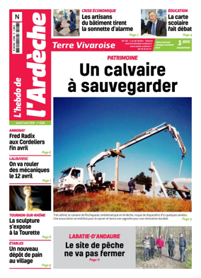 Cover of L'Hebdo de l'Ardeche – edition Nord