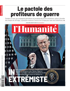Cover of L'HUMANITE