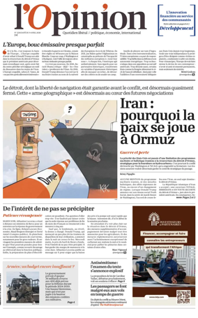 Cover of L'Opinion
