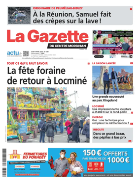 Cover of La Gazette du Centre Morbihan
