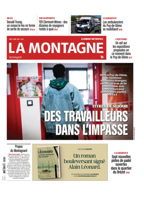 Cover of La Montagne (Clermont-Metropole)