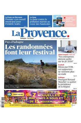 Cover of La Provence Aubagne-La Ciotat