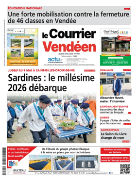 Cover of Le Courrier Vendeen