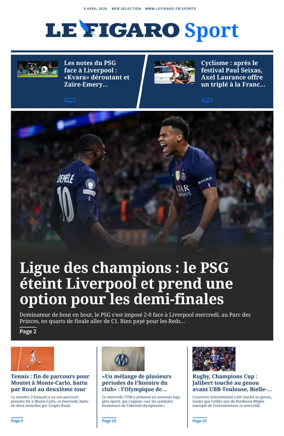 Cover of Le Figaro Sport