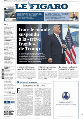 Cover of Le Figaro