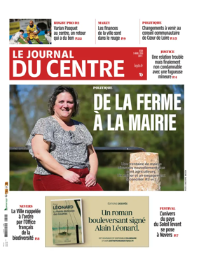 Cover of Le Journal du Centre