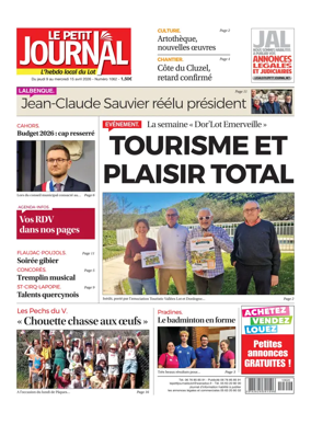Cover of Le Petit Journal - L'hebdo local du Lot