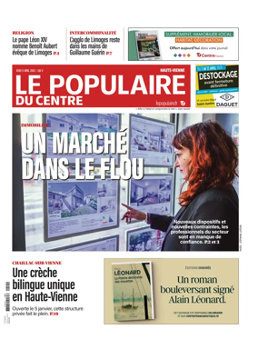 Cover of Le Populaire du Centre (Haute-Vienne)