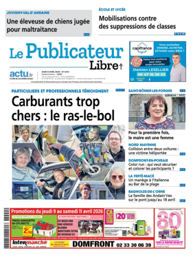 Cover of Le Publicateur Libre