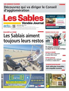 Cover of Les Sables Vendee Journal