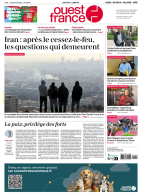 Cover of Ouest France (Caen - Bayeux - Falaise - Vire)