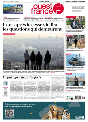 Cover of Ouest-France (Lannion / Paimpol / Guingamp)