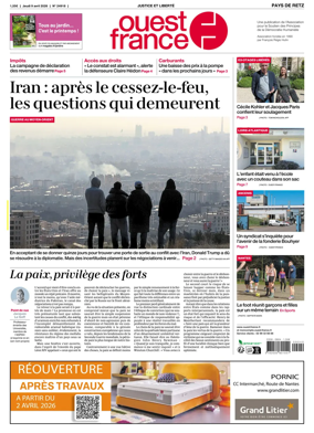 Cover of Ouest France (Pornic / Pays de Retz)