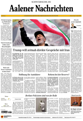 Cover of Aalener Nachrichten