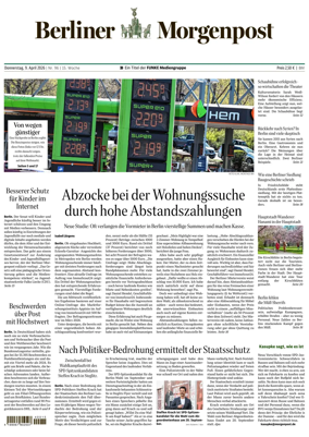 Cover of Berliner Morgenpost