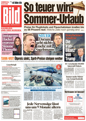 Cover of BILD Hamburg
