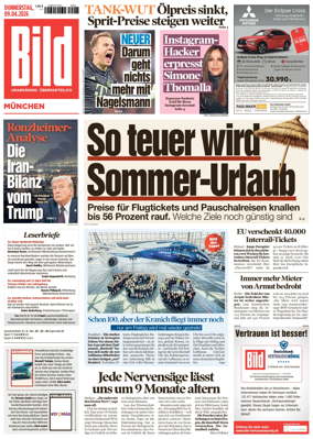 Cover of BILD Munchen