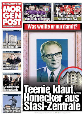 Cover of Chemnitzer Morgenpost