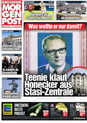 Cover of Dresdner Morgenpost