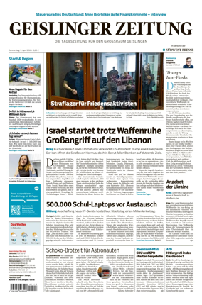 Cover of Geislinger Zeitung