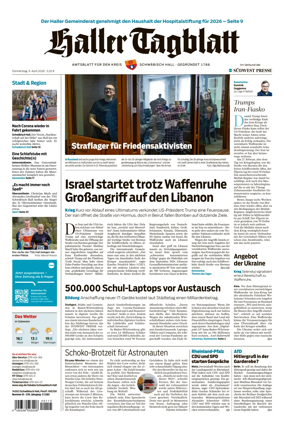 Cover of Haller Tagblatt