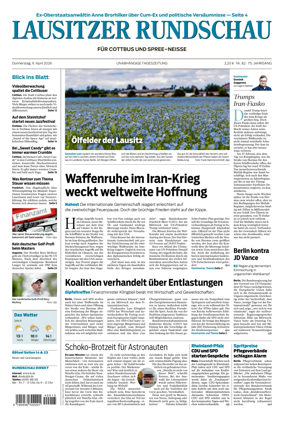 Cover of Lausitzer Rundschau