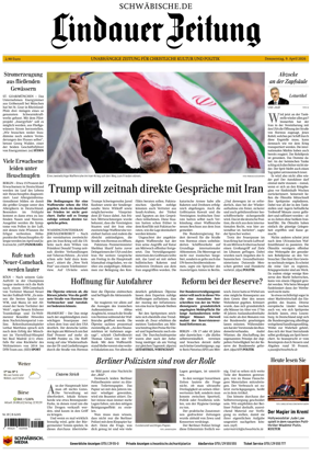 Cover of Lindauer Zeitung
