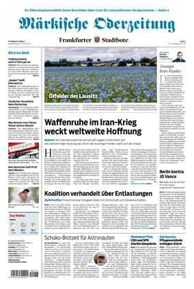 Cover of Markische Oderzeitung Frankfurt (Oder)