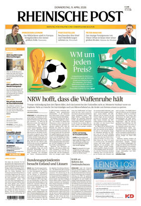 Cover of Rheinische Post Duesseldorf Meerbusch