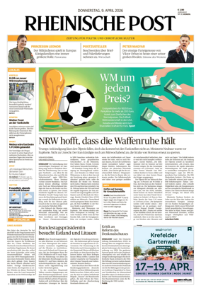 Cover of Rheinische Post Krefeld Kempen