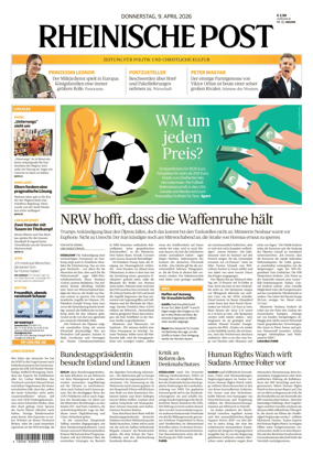 Cover of Rheinische Post - Wesel/Dinslaken