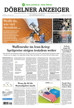Cover of Sachsische Zeitung (Dobeln)