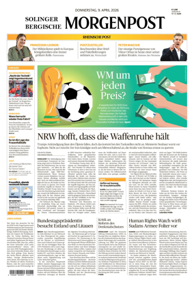 Cover of Solinger Bergische Morgenpost/Remscheid