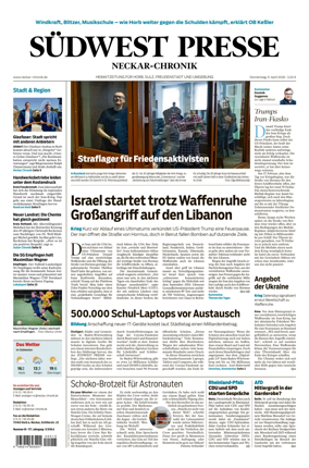 Cover of SUDWEST PRESSE - Neckar-Chronik
