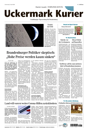 Cover of Templiner Zeitung