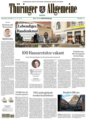 Cover of Thuringer Allgemeine (Eichsfeld)